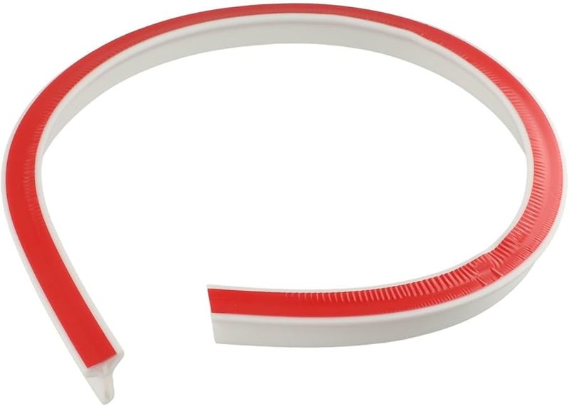 White Grey Silicone Shower Barrier Water Retention System 3cm Height 100cm Length - Image 2