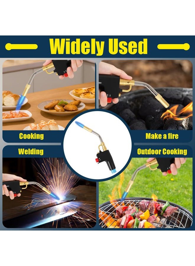 Swess Trigger-Start Torch Head, High Intensity Flame Torch, MAPP/Propane Gas Torch Kit with Instant on/off Trigger for Light Welding, Soldering, Brazing, Heating, Thawing and More - Image 5
