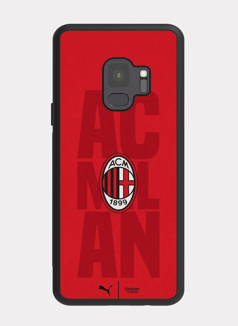 PXLAAT Samsung Galaxy S9 case cover AC Milan FC - Image 1