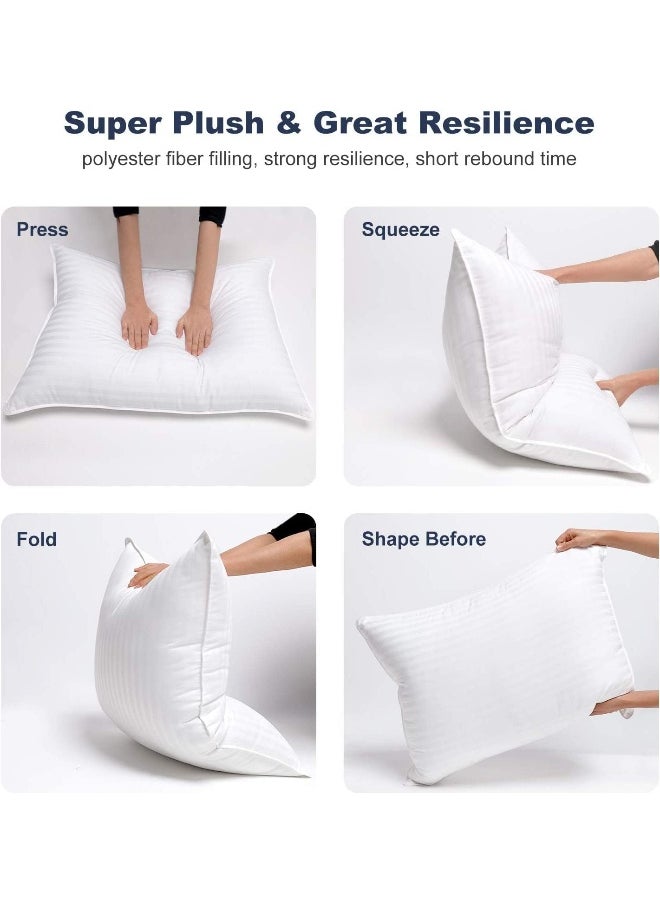 Somer Field - Luxury Super Soft Pillows for Sleeping - Set of 2 Standard Size Bed Luxury Pillow's for Stomach, Back & Side Sleepers - pzsku/Z0091F436FBB83A1FEA90Z/45/_/1728710035/5df50ecb-4327-4f8d-ab0d-c5628c80dc81
