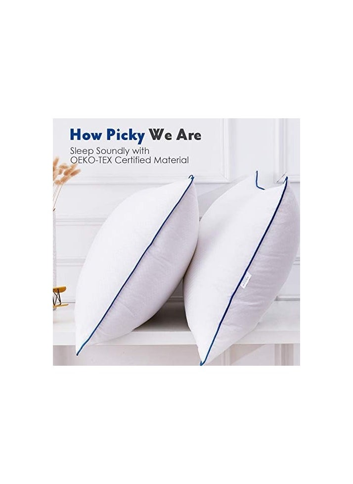 Somer Field - Luxury Super Soft Pillows for Sleeping - Set of 2 Standard Size Bed Luxury Pillow's for Stomach, Back & Side Sleepers - pzsku/Z0091F436FBB83A1FEA90Z/45/_/1729490179/643b940f-2f64-442a-9114-103f185ad0e0