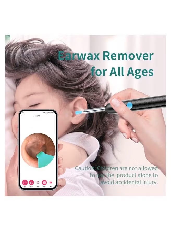 SVINDA Ear Wax Removal - 2000w HD camera with Camera Earwax Remover Tool with 9 Pcs Ear Set - Earwax Removal Kit with Light -With 6 soft silicone ear spoons - Ear Cleaner for iOS & Android - Image 5