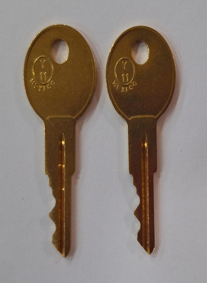 Pair of 2 Replacement Keys Cut to Key Code 214E for Hon/ESP File Cabinet, Desk, Office Furniture,(Cut by Key Copy Express) (You Must Have The Letter E After The Numbers) Cut to Key Code 214E