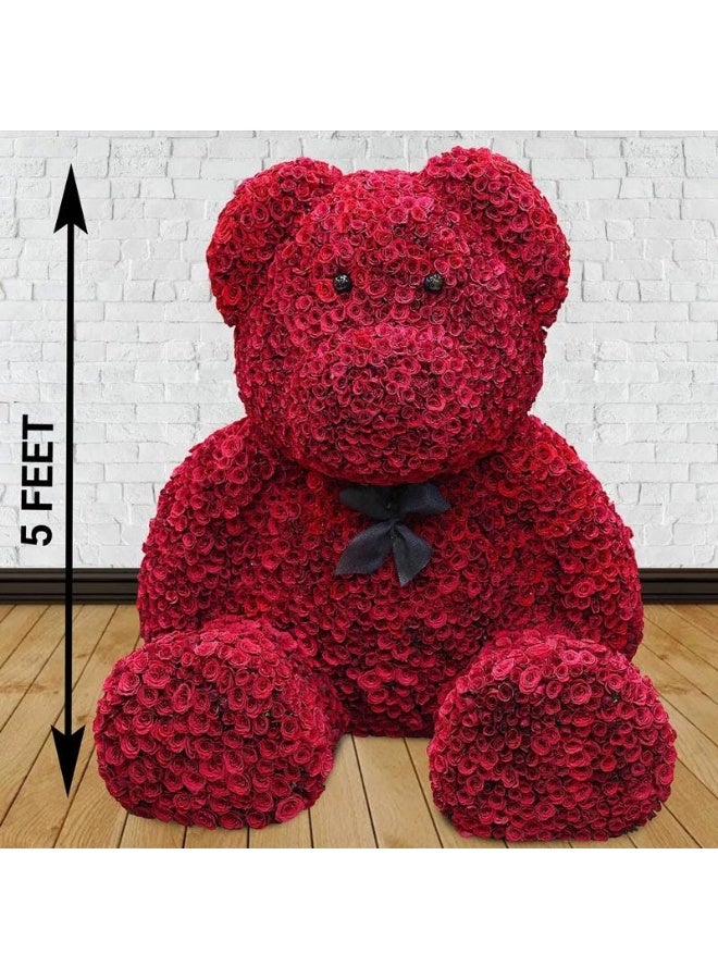 Buy Any Flowers Love 2500 Red Roses Teddy Bear 