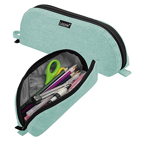 Gloppie Pencil Pouch - Practical Pencil Case, Aesthetic Simple Pencil Bag, Small Pen Holder, Back to School Supplies for Girls Boys, Green - Image 1
