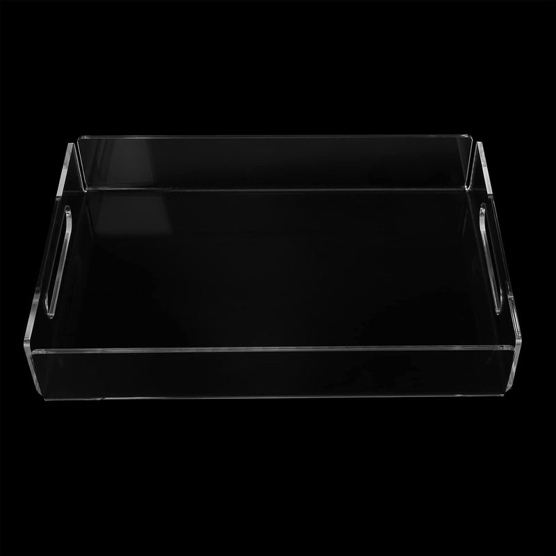 Acrylic Cheese Serving Tray Durable Acrylic Tray with Handles, Breakfast for Easy Organization and Convenient Serving, Transparent 7.9x11.8x2.0in - Image 5