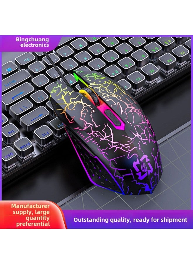 Explosions Wrangler TYPC Charging Wireless Bluetooth Dual-Mode Quiet Office Game Laptop Mouse-Color:Hot Wheels Dual Mode Luminous 2.4g+bluetooth Star Blank - Image 2