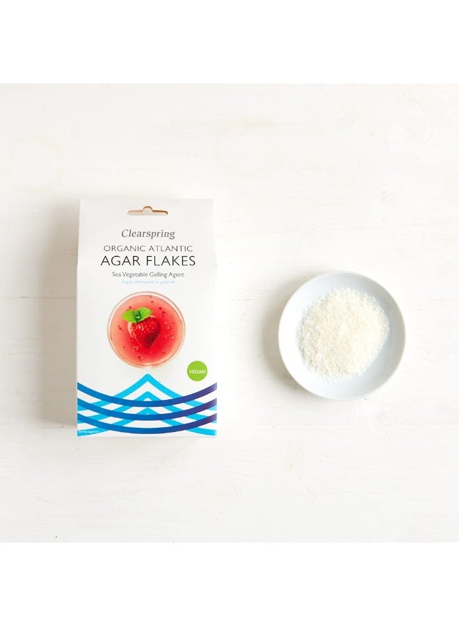 Clearspring Organic Atlantic Agar Flakes Sea Vegetable Gelling Agent 30G - Image 2