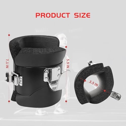 powerfeng Anti Gravity Inversion Hang Up Boots: Gravity Boots Hanging Upside Down for Inversion Decompression Stretching Back & Abdominal Exercise Home Gym - Image 2