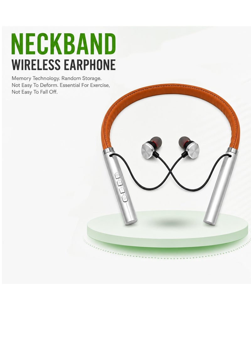 Wireless Bluetooth Neckband Earphones IM-275 with Bluetooth 5.2, 10mm Bass Driver, Magnetic Earbuds, Type-C Fast Charging, 25H Playtime, Built-in Microphone, Hands-Free Calling, Sports Headset for Android, iOS, Laptop & Tablet ERPC-IM275. - Image 2