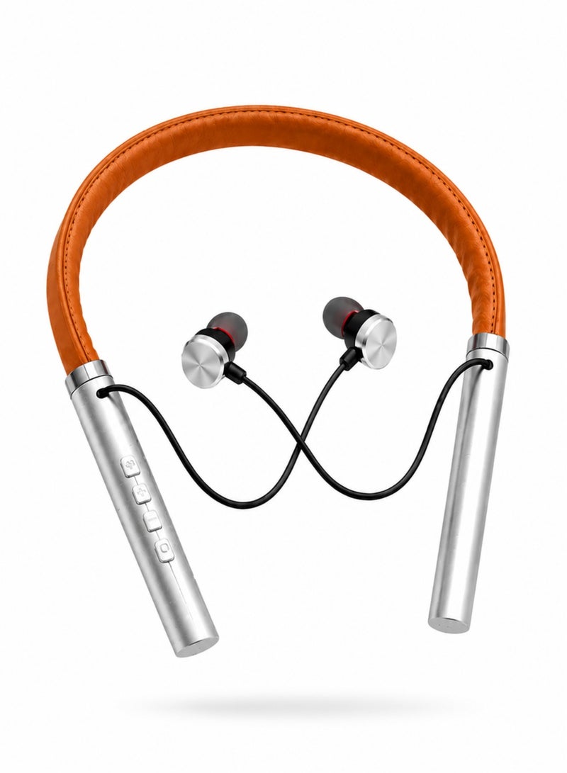 Wireless Bluetooth Neckband Earphones IM-275 with Bluetooth 5.2, 10mm Bass Driver, Magnetic Earbuds, Type-C Fast Charging, 25H Playtime, Built-in Microphone, Hands-Free Calling, Sports Headset for Android, iOS, Laptop & Tablet ERPC-IM275. - Image 1