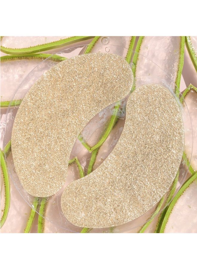 Wander Beauty Baggage Claim - Gold Foil Under Eye Patches For Dark Circles and Puffiness - Under Eye Mask Depuffs & Firms - Brightening Eye Mask for Under Eye Bags (6 Pairs) - Image 4