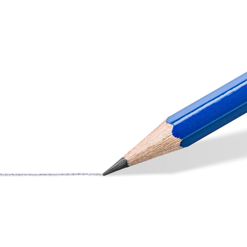 STAEDTLER مجموعة أقلام STAEDTLER نوركا: 18 قلم رصاص مسبق الشحذ #2 HB مع 1 ممحاة و 1 مبراة، رصاص مقاوم للكسر - Image 3