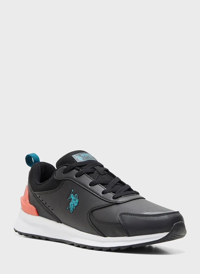 يو اس بولو اسن Lace Up Low Top Sneakers