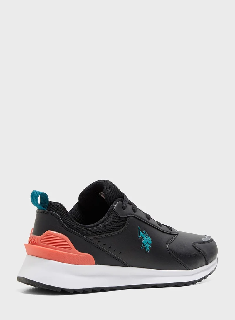 يو اس بولو اسن Lace Up Low Top Sneakers