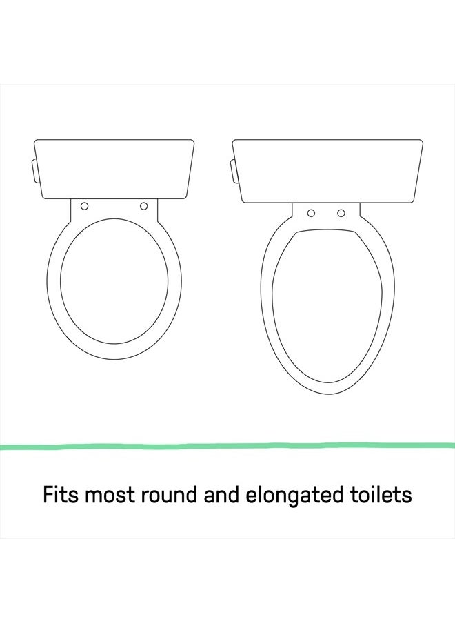 ingenuity : ity by Ingenuity Flip & Sit Potty Seat (White) – Easy to Set Up & Remove Potty Training Seat That Attaches to Adult Toilet Seat  - Image 4
