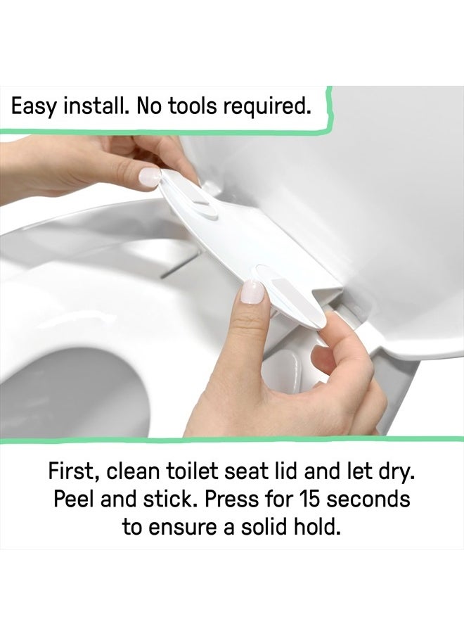 ingenuity : ity by Ingenuity Flip & Sit Potty Seat (White) – Easy to Set Up & Remove Potty Training Seat That Attaches to Adult Toilet Seat  - Image 5