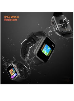 Zoom Plus Biggest Display Bluetooth Calling Multi-Function Heart Rate Monitoring Smartwatch Black  - Image 4