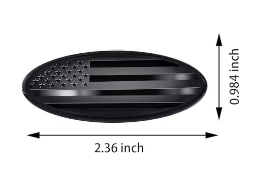 HHLOU Fit Ford Interior American Flag Emblem Cover Sticker Decal Compatible for Ford Fusion Escape Focus F150 Edge Bronco Transit Fiesta Ecosport All Models (Black) - Image 5