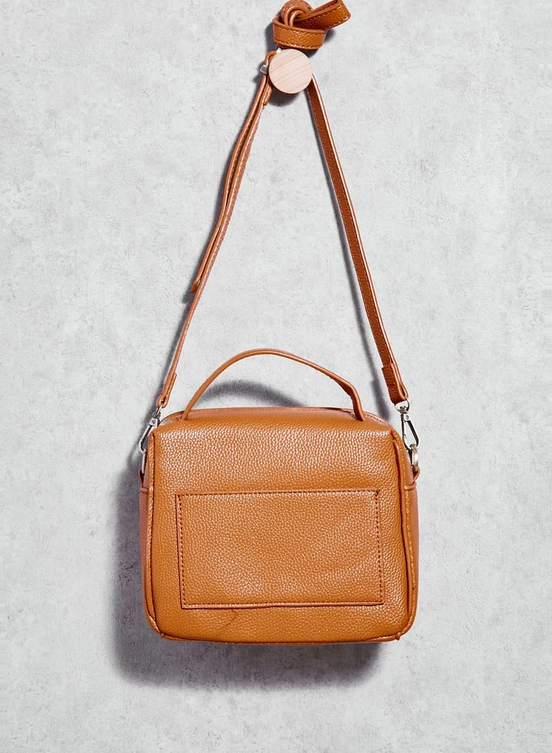 Ginger Zip Detail Crossbody