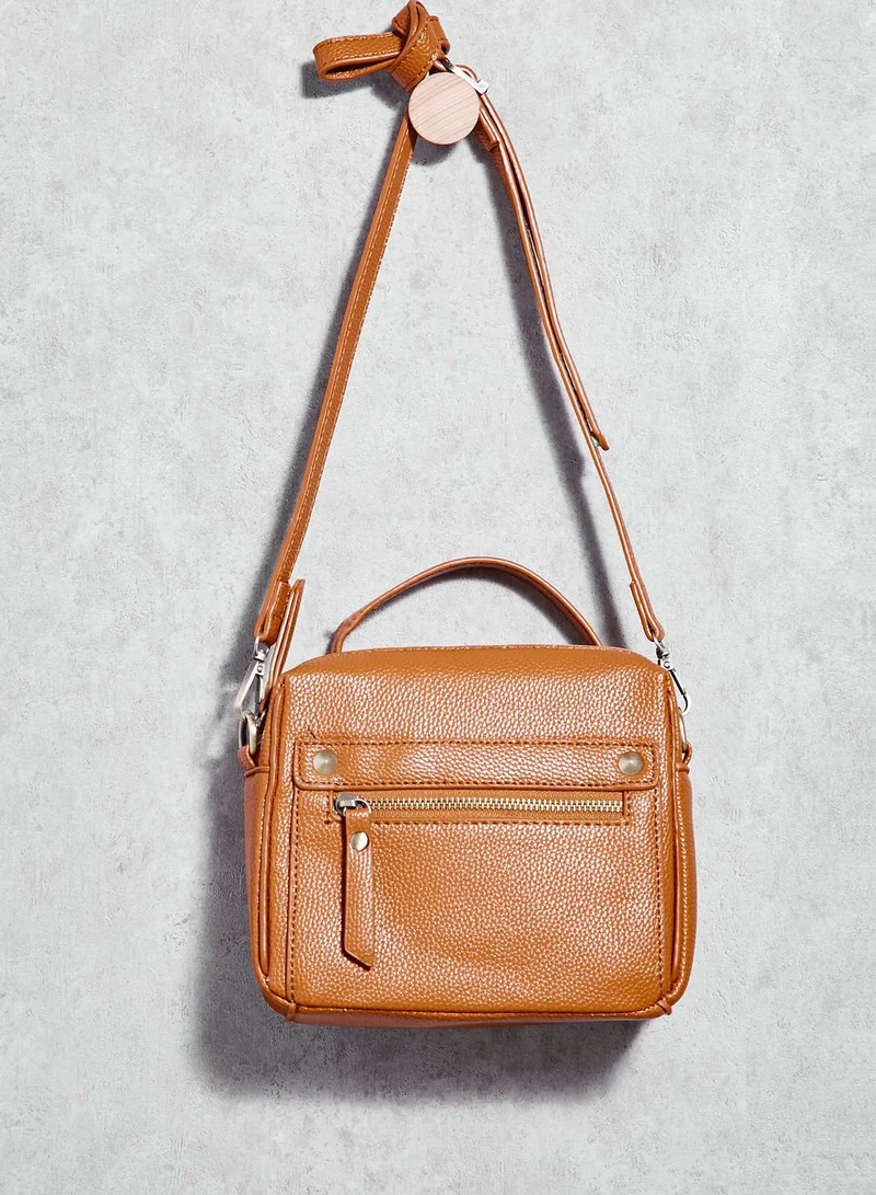 Ginger Zip Detail Crossbody