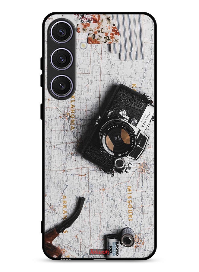 Tolwak Samsung Galaxy S24 Plus 5G Protective Case Cover Vintage Camera - Image 1