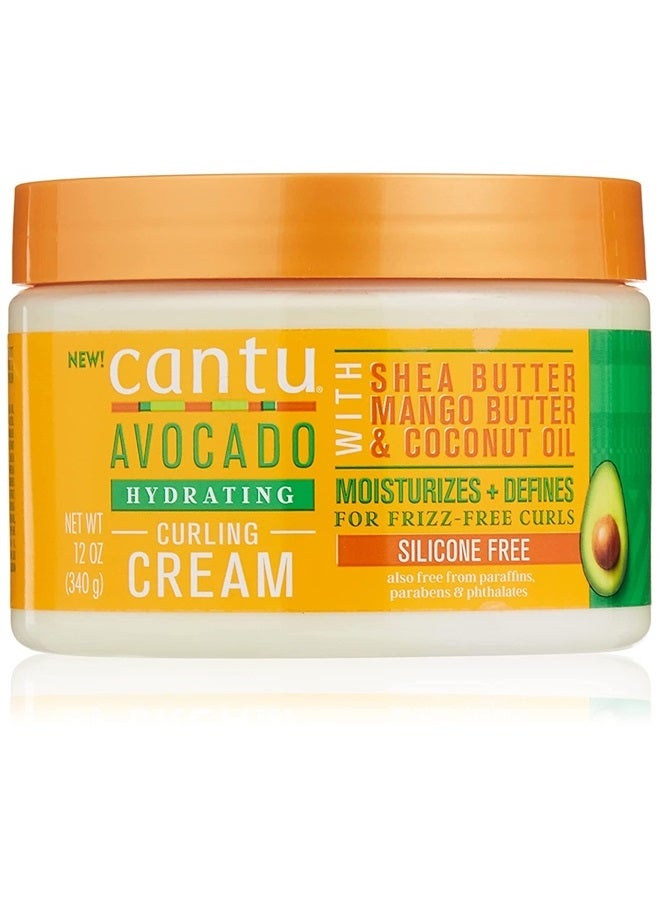 Cantu Avocado Curling Cream 12 Ounce Jar (Pack of 2) 12 Ounce (Pack of 2)None - Image 1