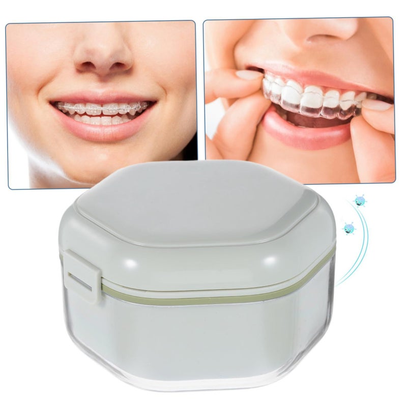 Dual Layer Denture Case With Strainer For Travel And Daily Cleaning - Image 4