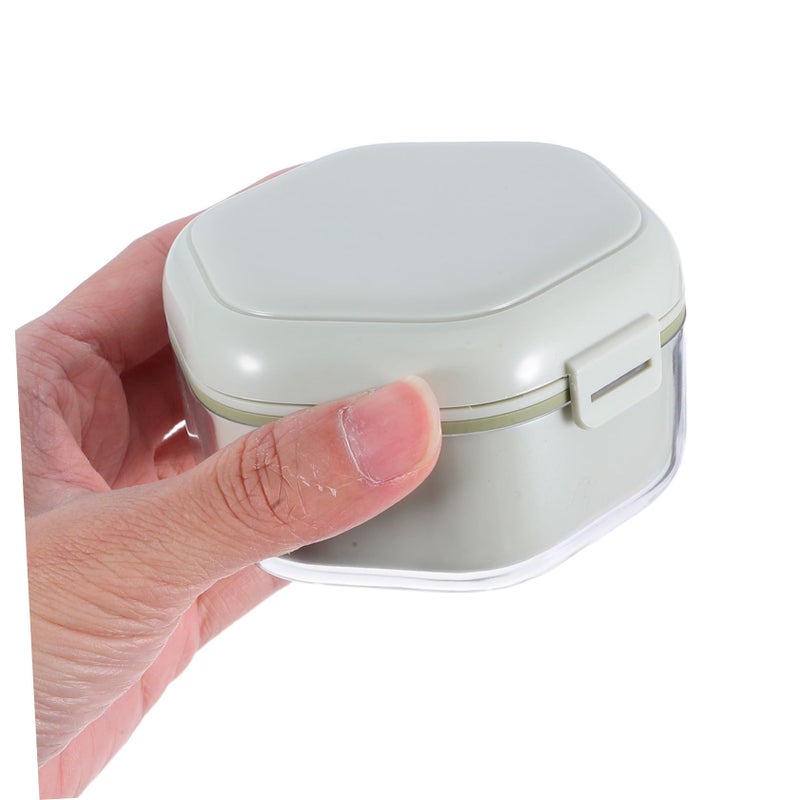 Dual Layer Denture Case With Strainer For Travel And Daily Cleaning - Image 5