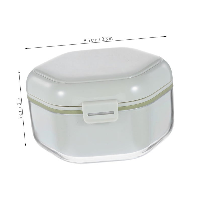 Dual Layer Denture Case With Strainer For Travel And Daily Cleaning - Image 3