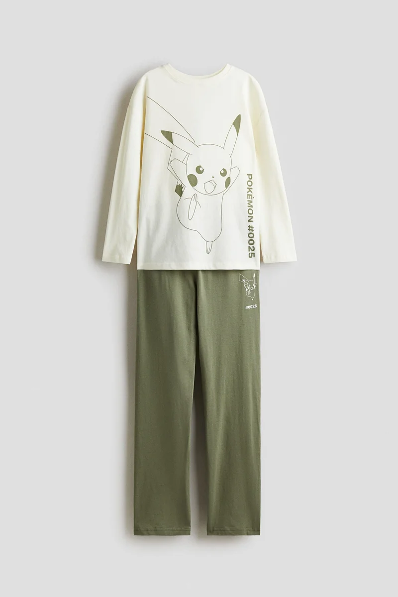 H&M Print-motif cotton pyjamas