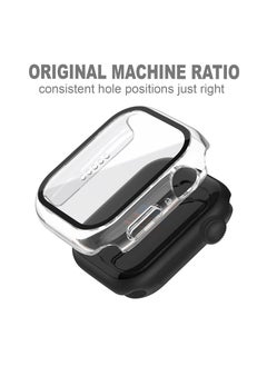 PRIMEEIGHT [2PCS] Case and Screen Protector 45 mm For Apple Watch Series 9/8/7 Ultra Thin Flexible TPU Clear Film Bubble-Free Scratch-resistant.  - Image 2