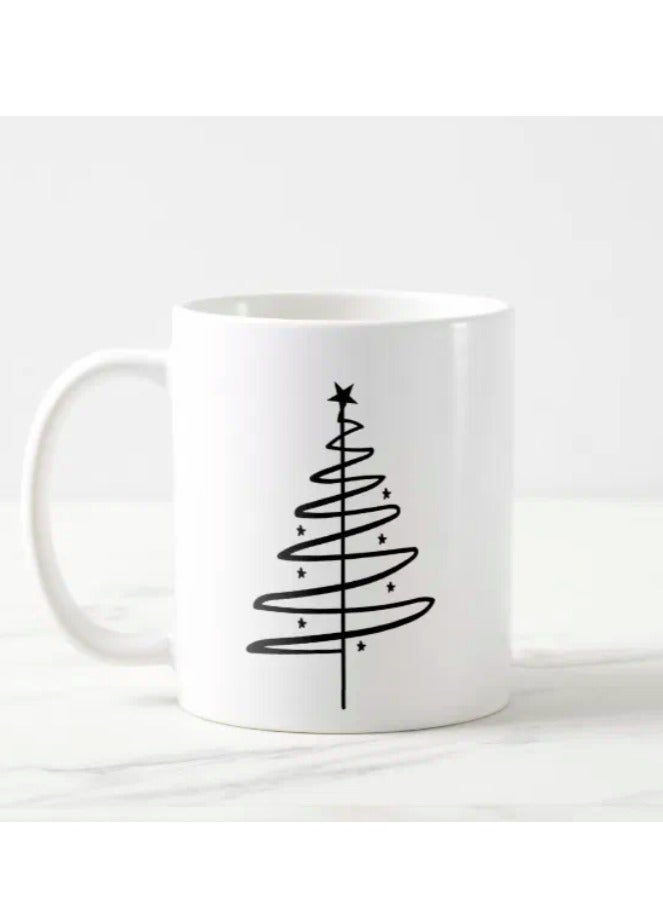 LIT فنجان قهوة شجرة عيد الميلاد