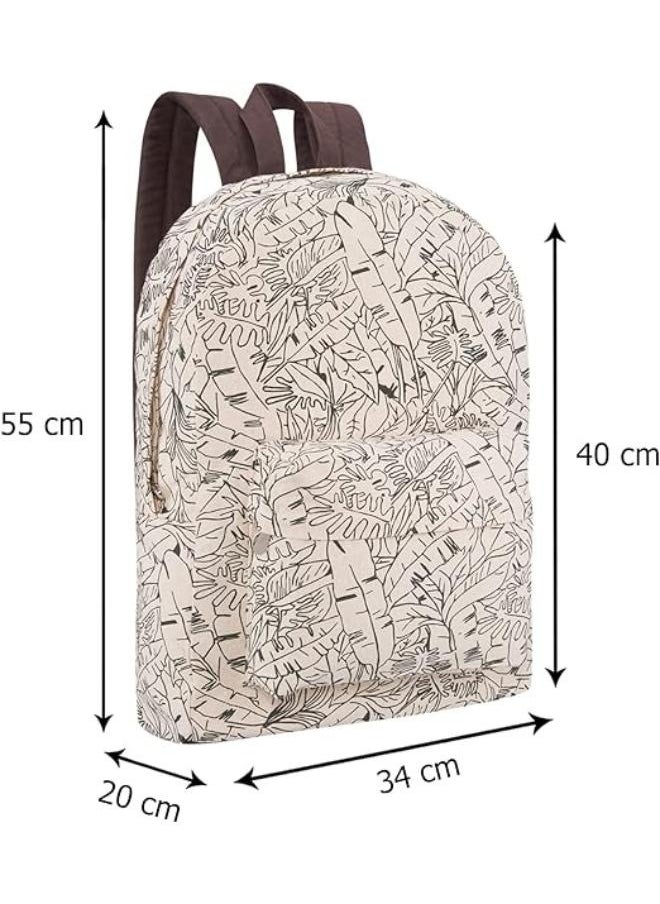 earthsave Casual Cotton Backpack for Boys and Girls Water Resistant Laptop Backpack for Office, School and  College  - Image 3