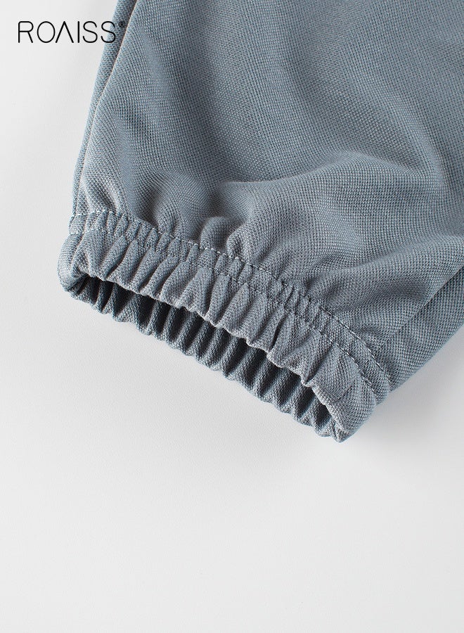 roaiss Little Boys Jogger Pants, Casual Sweatpants with Dinosaur Pattern and 2 Side Pockets, Versatile Elastic Waist Trousers for Toddlers, Suitable for Daily Wear and Outdoor Activities - Image 4