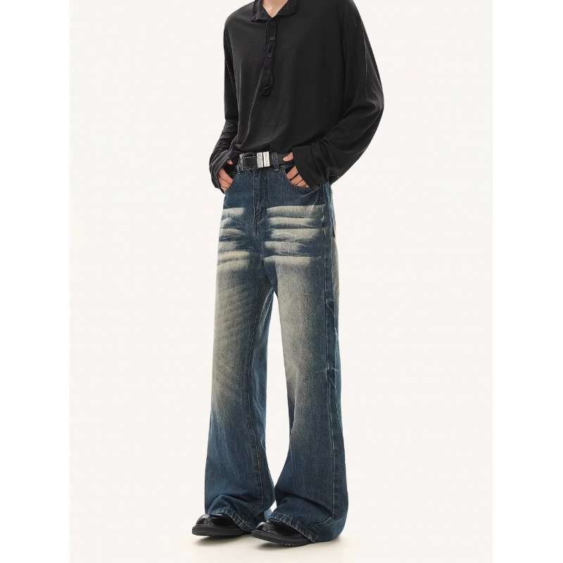 Unisex Classic Denim Jeans Loose Fit Daily Outdoor Wear - Image 3
