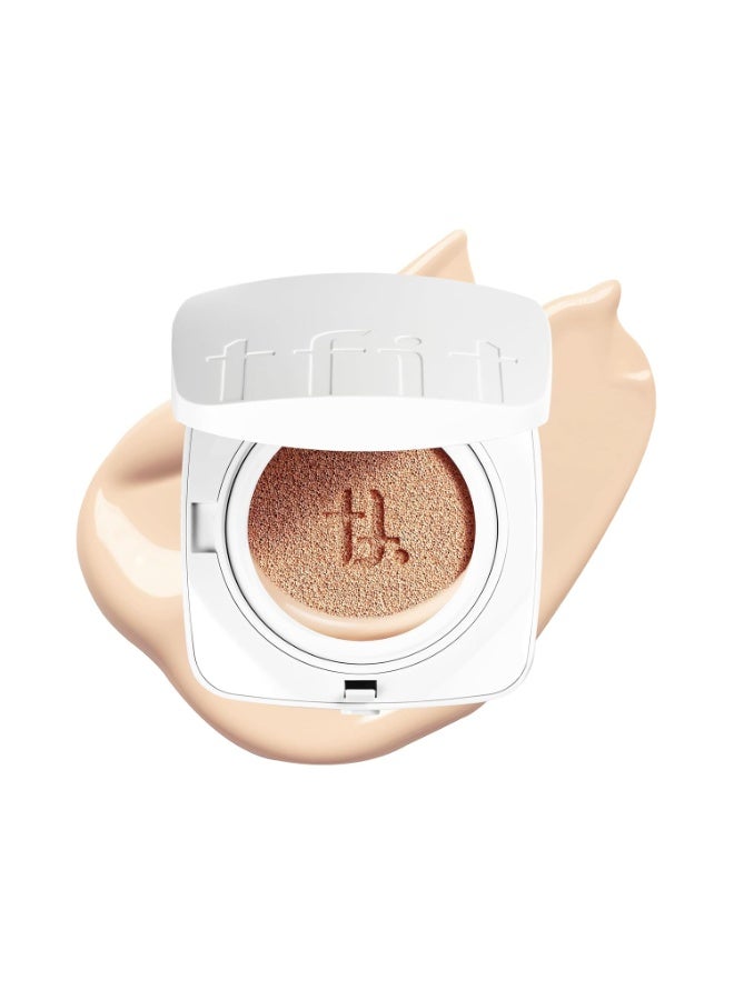 TFIT Layering Cover Cushion Foundation Ex - C01 Porcelain 12g - Image 1