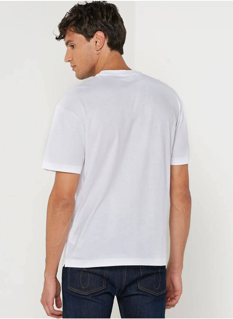 CALVIN KLEIN Logo Crew Neck T-Shirt