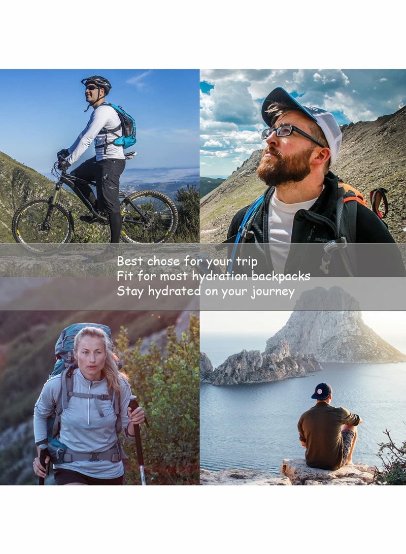 SOLARAE Hydration Bladder, Water Bladder BPA Free, 2 Liter Large Opening Water Reservoir, Leak Proof Military Water Storage Bladder Bag for Cycling Hiking Camping Biking Running - Image 2