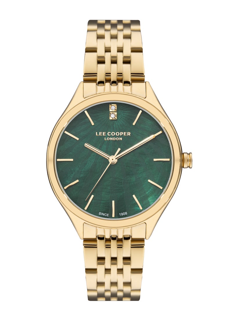 LEE COOPER Women’s Analog Green Dial Watch – LC07821.170 - Image 1