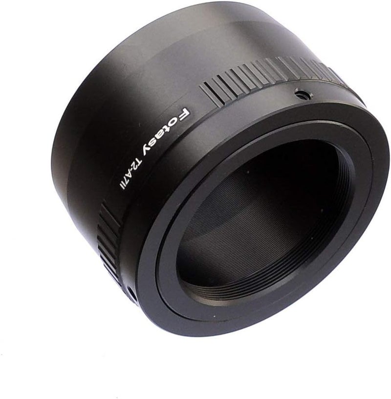 Fotasy محول عدسة T Mount إلى E Mount، محول T2 E Mount، محول عدسة تلسكوب Emount، متوافق مع سوني a7 a7R a7s II III IV a9 a7c Alpha 1 a6600 a6500 a6400 a6300 a6100 a6000 a5100 ZV-E10 - Image 3