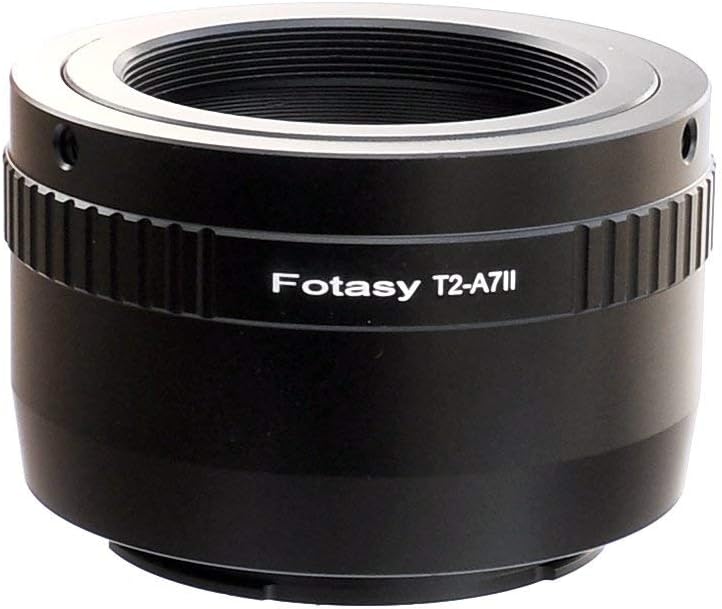 Fotasy محول عدسة T Mount إلى E Mount، محول T2 E Mount، محول عدسة تلسكوب Emount، متوافق مع سوني a7 a7R a7s II III IV a9 a7c Alpha 1 a6600 a6500 a6400 a6300 a6100 a6000 a5100 ZV-E10 - Image 2
