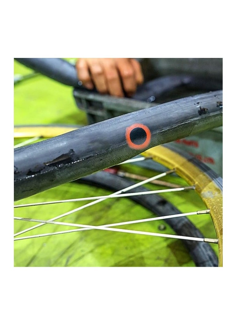 Vosarea VOSAREA 48Pcs 30mm Motor Bicycle Bike Tyre Tire Inner Tube Puncture Rubber Patches Repair Kit  - Image 2