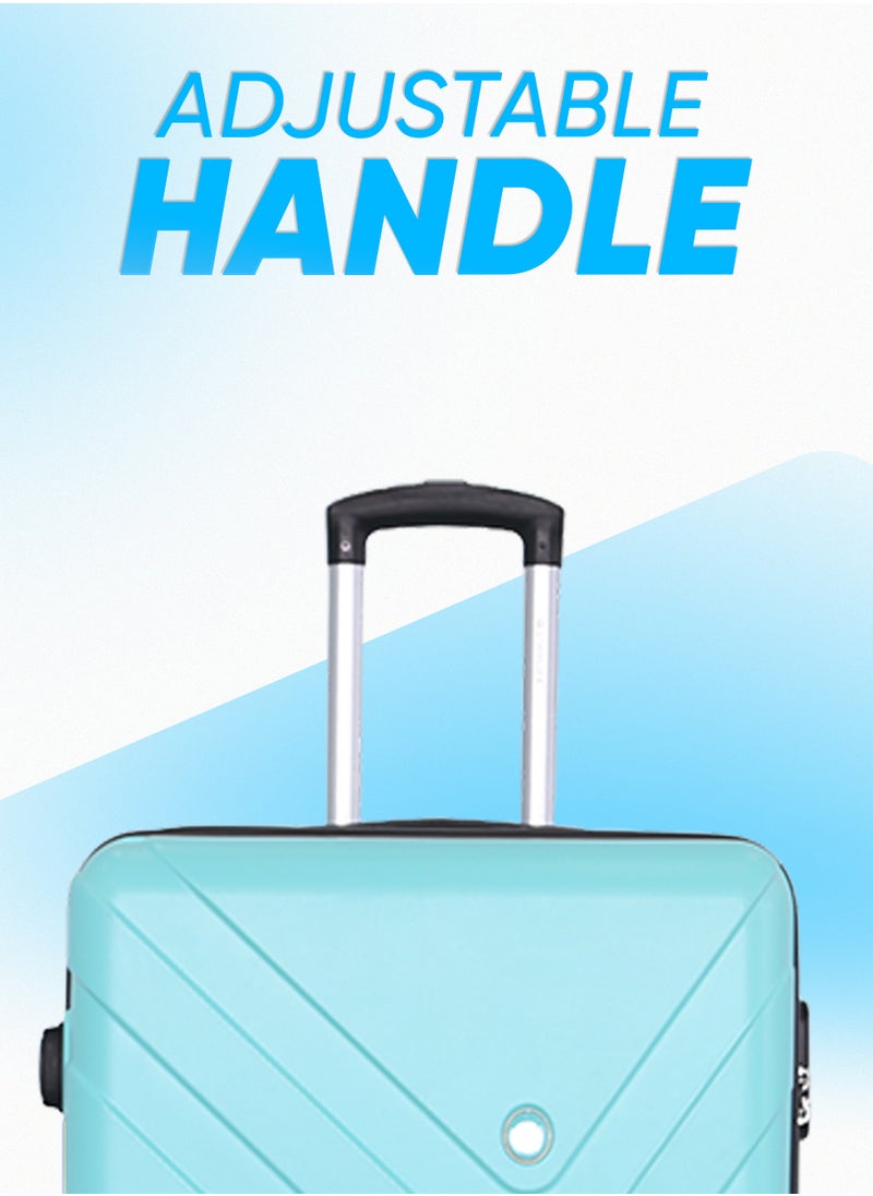 STARLIFE 3 Piece ABS Hard side Trolley Luggage Set Spinner Wheels with Number Lock  - Image 2