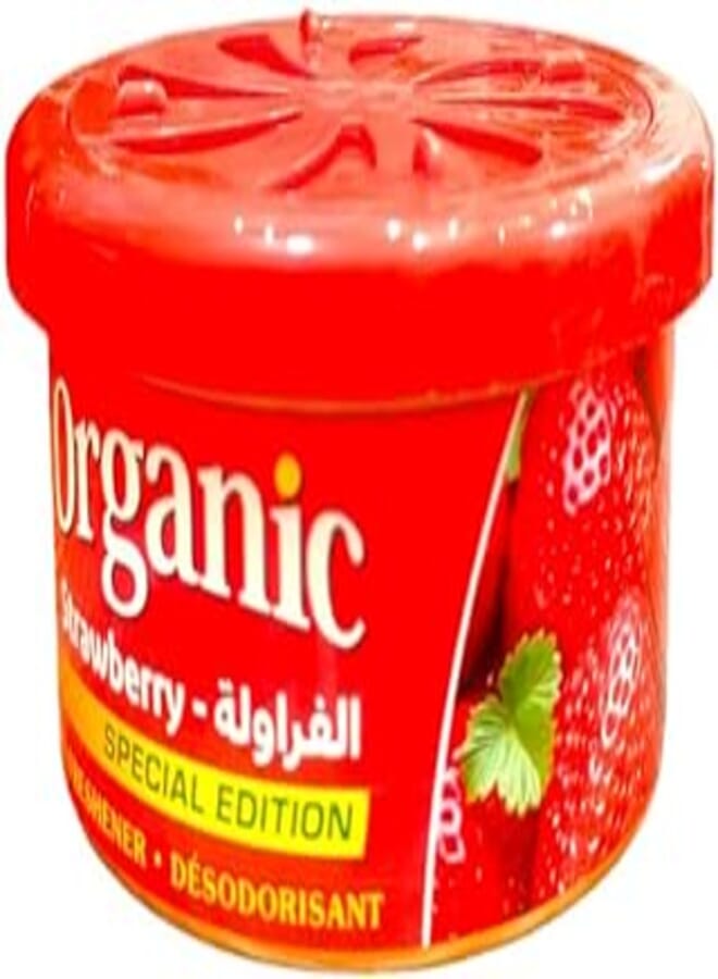 LD Car Air Freshener Can With Strawberry Scent With Perfect Design, Premium And Eco-Friendly Material