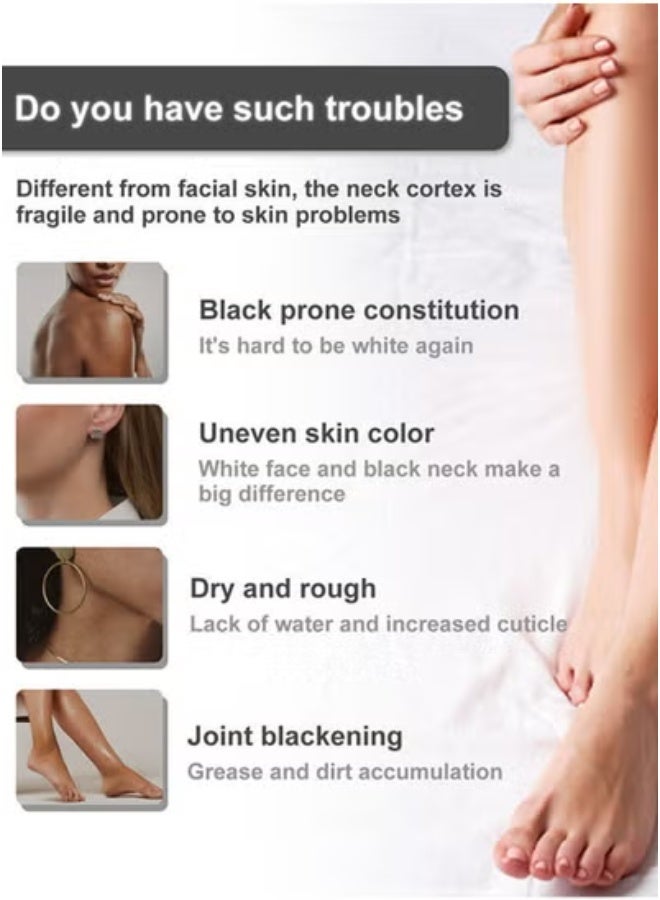 PUVIDA 50ml Snow Bleach Cream Whitening and Brightening Cream for Underarm Armpit Knee Elbow Thigh Joint Intimate Parts Moisturizing Repair Dark Spot Corrector Lotion Intimate Area Bleaching Crem - Image 2