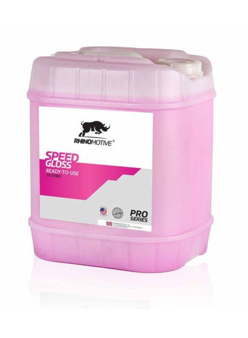 RHINOMOTIVE RHINOMOTIVE Automotive Speed Gloss Quickly and easily removes light dust and contaminants 19 L Made in USA - Image 1