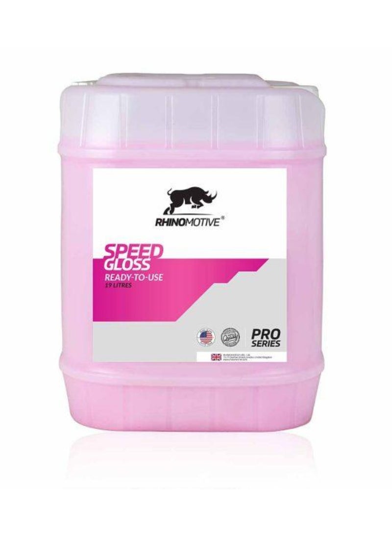 RHINOMOTIVE RHINOMOTIVE Automotive Speed Gloss Quickly and easily removes light dust and contaminants 19 L Made in USA - Image 2