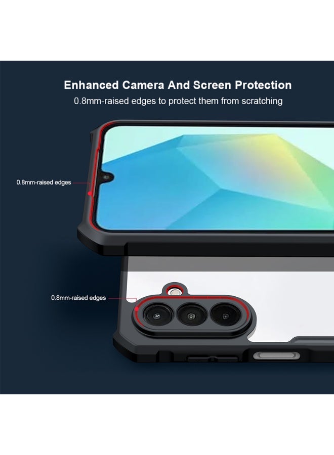XUNDD for Samsung Galaxy A17 4G / 5G Case, Camera Lens Protection Back Cover, TPU+PC Shockproof Bumper Mobile Phone Case, Anti-Yellowing Slim Fit Protective Casing - Image 2