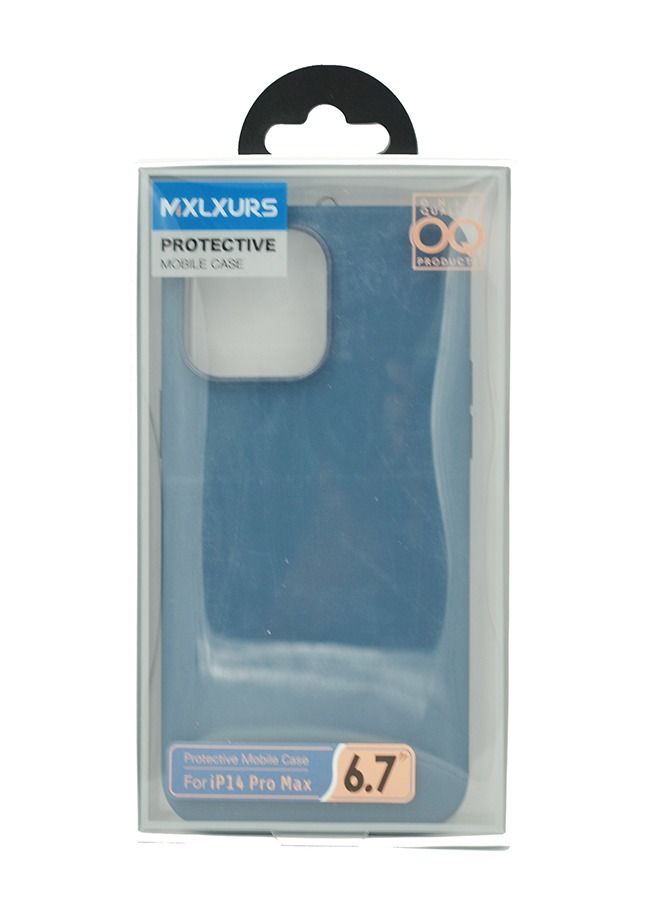 Silicone Case Iphone 14 Pro Max Storm Blue - Image 2